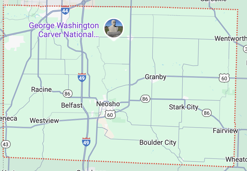 Newton County Map